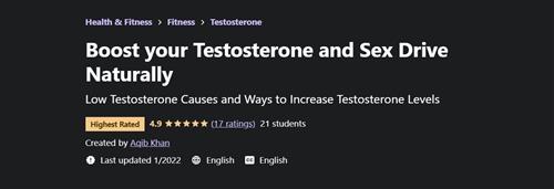 Aqib Khan - Boost your Testosterone and Sex Drive Naturally