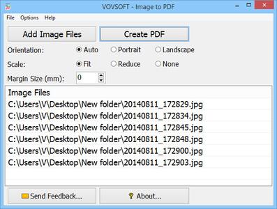 VovSoft Image to PDF 2.7 Portable