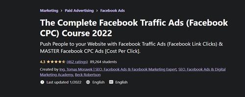 The Complete Facebook Traffic Ads Facebook CPC Course 2022