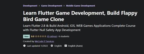 Learn Flutter Game Development - Build Flappy Bird Game Clone