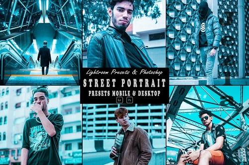 Street Portrait Photoshop Action & Lightrom Preset