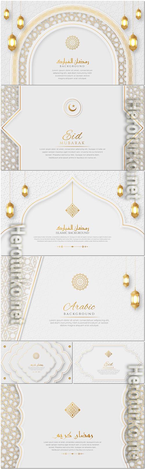 Ramadan kareem arabic islamic ornamental vector banner Ramadan kareem arabic islamic ornamental vector banner