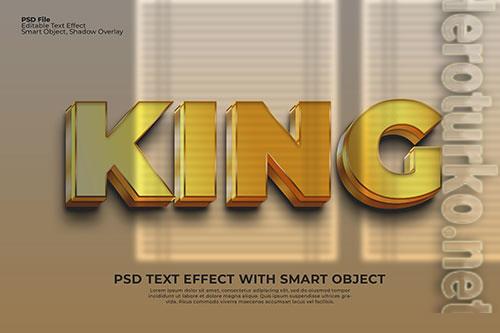 Editable king text 3d effect photoshop Editable king text 3d effect photoshop