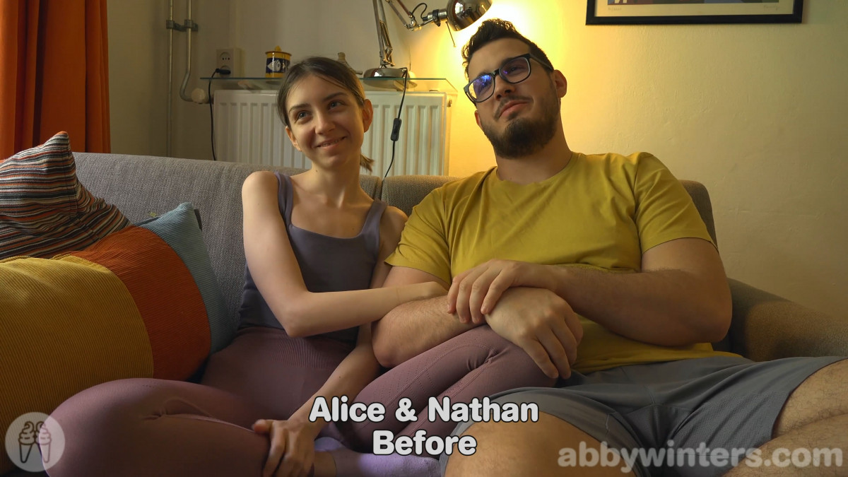 [Abbywinters.com] Alice S & Nathan - Reverse Cowgirl [2022-01-14, Girl-Boy, 1080p]