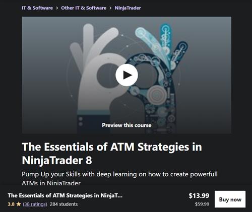 Udemy - The Essentials of ATM Strategies in NinjaTrader 8