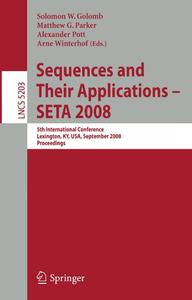 Sequences and Their Applications – SETA 2008