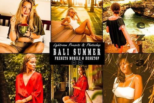 Bali Summer Photoshop Action & Lightrom Presets