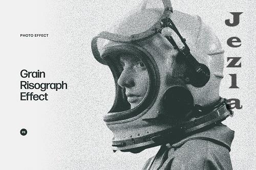 Grain Risograph Photo Effect - 6850382 Grain Risograph Photo Effect - 6850382