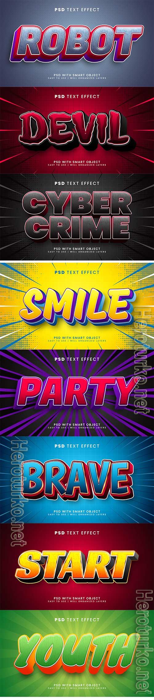Psd text effect set vol 59