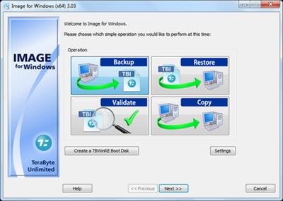 TeraByte Drive Image Backup & Restore 3.50 Portable