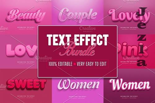 Editable Text Style Effect Bundle - 6867109