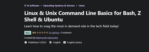 Linux & Unix Command Line Basics for Bash Z Shell & Ubuntu