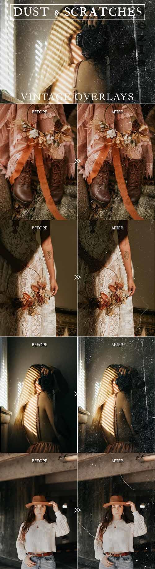 30 Dust & Scratch Film Overlays - 3328547