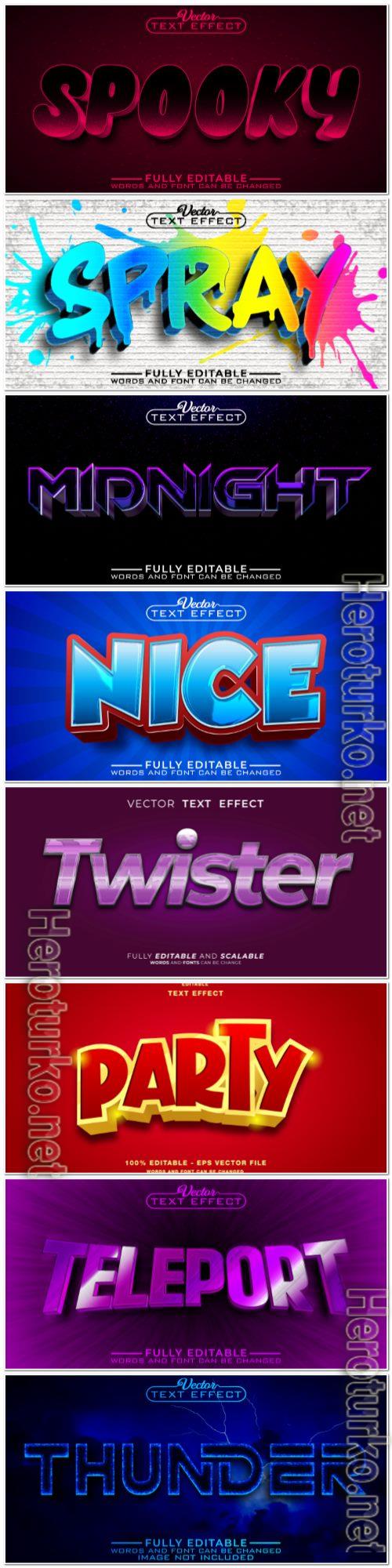 3d editable text style effect vector vol 941 3d editable text style effect vector vol 941