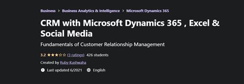 CRM with Microsoft Dynamics 365  Excel & Social Media
