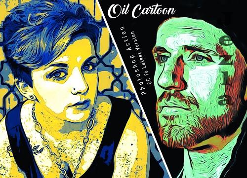 Oil Cartoon Photoshop Action - 6873393 Oil Cartoon Photoshop Action - 6873393