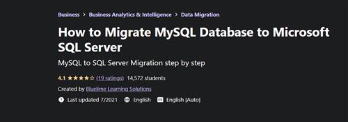 Udemy - How to Migrate MySQL Database to Microsoft SQL Server