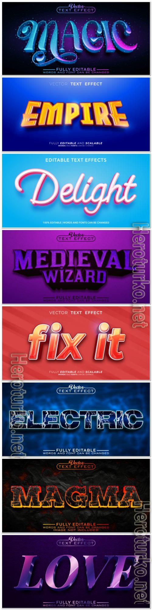 3d editable text style effect vector vol 940 3d editable text style effect vector vol 940