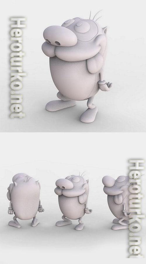 Stimpy 3D-Print