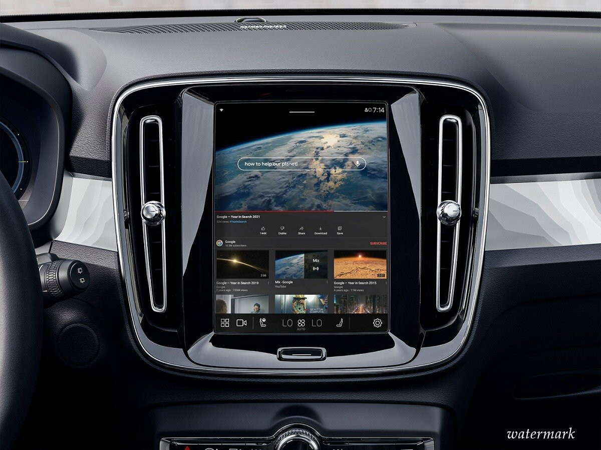 В автомобилях Volvo появится возможность смотреть YouTube