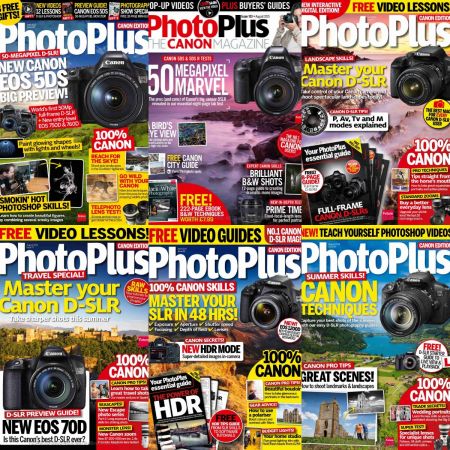 PhotoPlus The Canon Magazine - Full Year 2013-2017 Collection