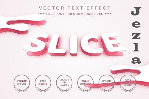 Slice Arc - Editable Text Effect - 6861248