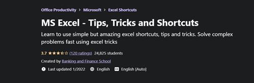 MS Excel - Tips, Tricks and Shortcuts 2022