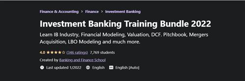Udemy - Investment Banking Training Bundle 2022