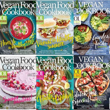 Vegan Food & Living Cookbook - Full Year 2017-2020 Collection