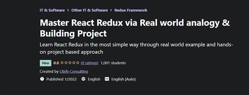 Udemy - Master React Redux via Real world analogy & Building Project