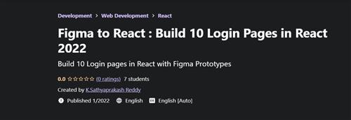 Figma to React - Build 10 Login Pages in React 2022