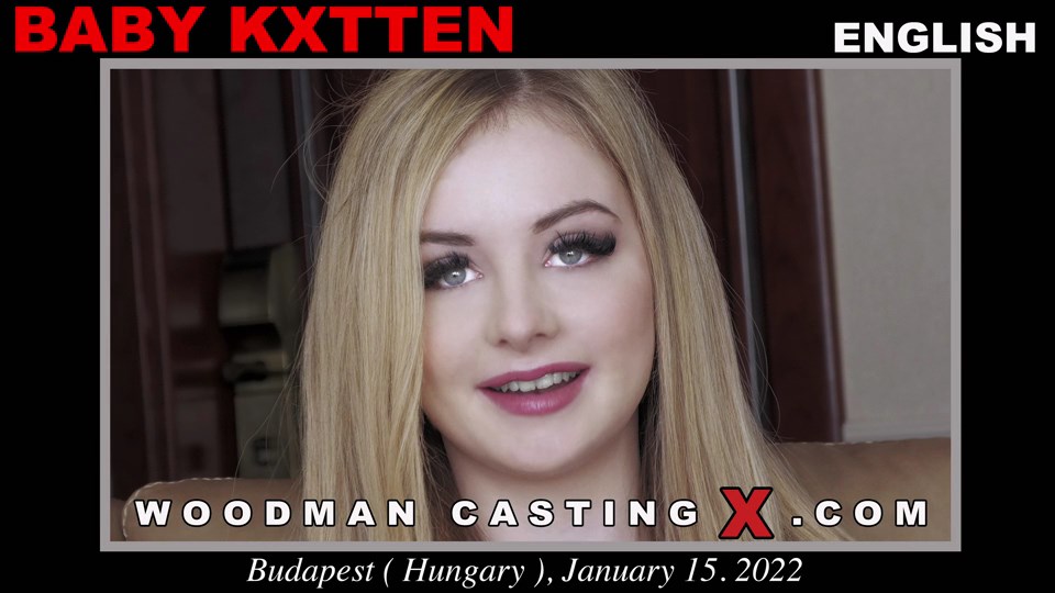 [WoodmanCastingX.com] Baby Kxtten [15-01-2022, Casting, Interview, Striptease, Blowjob, Slap, 720p]