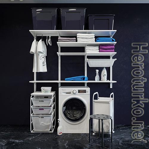 3D Models Algot IKEA Storage System 3D Models Algot IKEA Storage System