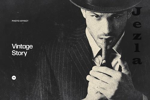 Vintage Story Photo Effect - 6878121