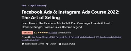 Facebook Ads & Instagram Ads Course 2022 - The Art of Selling