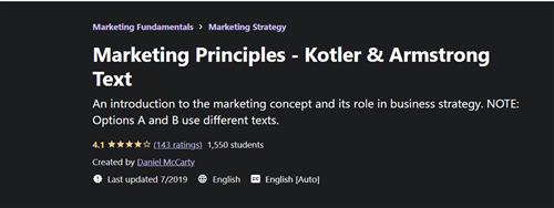 Daniel McCarty - Marketing Principles - Kotler & Armstrong Text