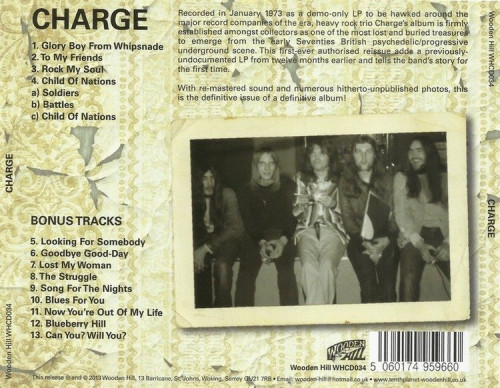 Charge - Charge (1973) (Expanded Edition, 2013) Lossless