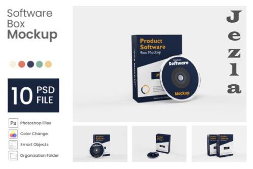 Software Box Mockup