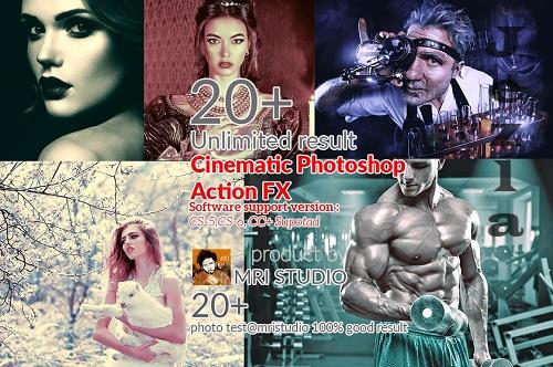 Cinematic Photoshop Action FX - 936834