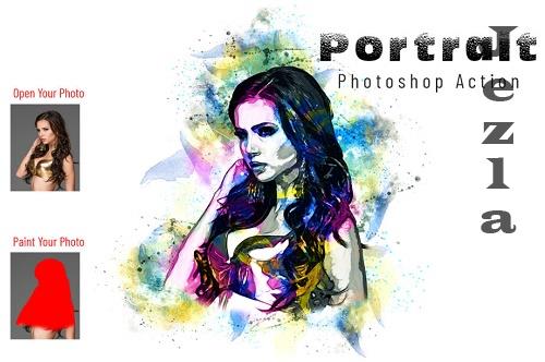 Portrait Photoshop Action Portrait Photoshop Action