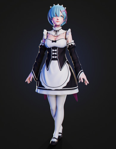 Patreon - Character Sculpt Rem by YanSculpts