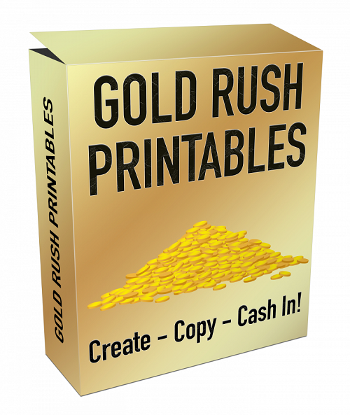 Gold Rush Printables - Etsy