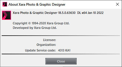 Portable Xara Photo & Graphic Designer 18.5.0.63630