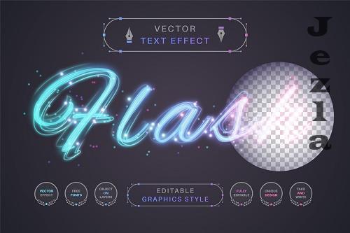 Flash Stroke - Editable Text Effect - 6890029