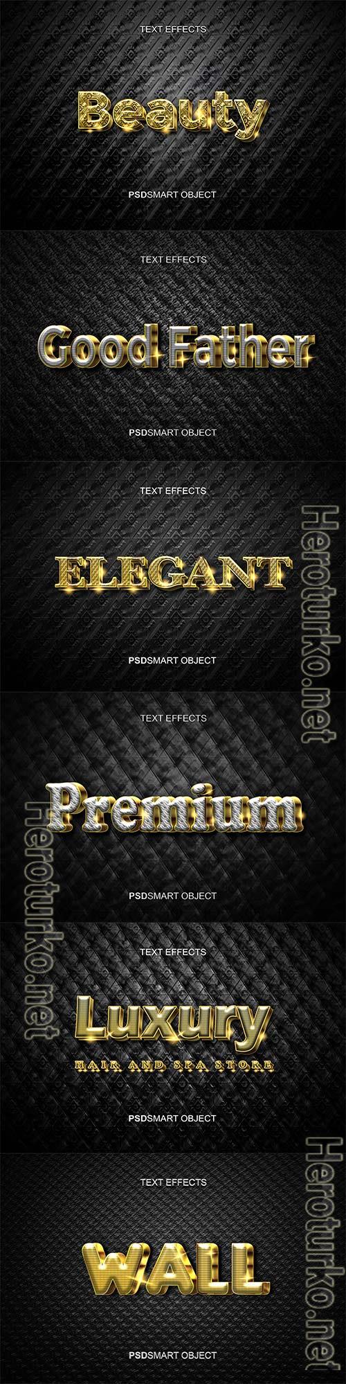 Psd text effect set vol 71 Psd text effect set vol 71