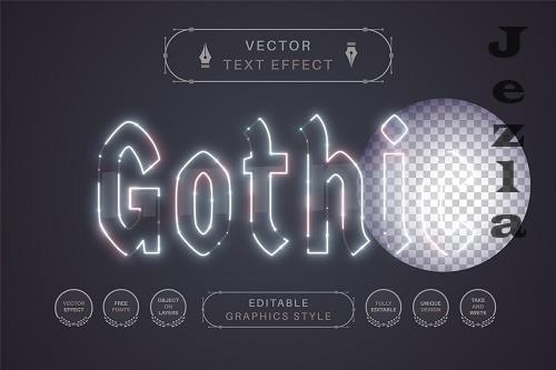 Gothic Ghost - Editable Text Effect - 6890305