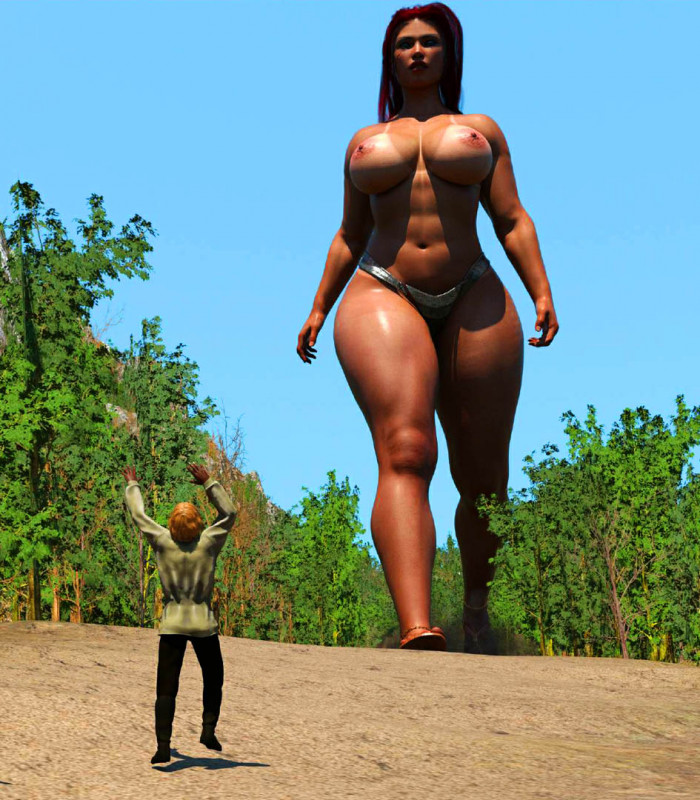 GiantessLover45 - The Adventures of Goddess Ravia 3D Porn Comic