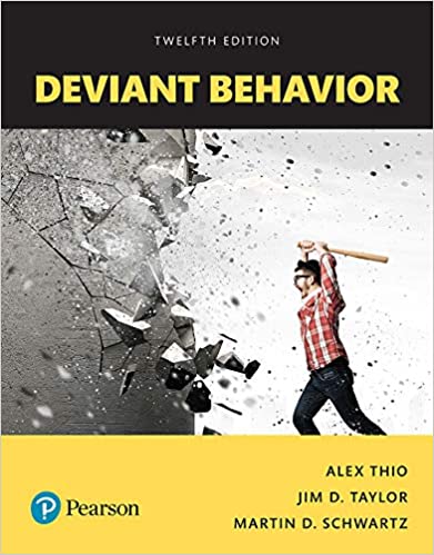 Deviant Behavior, 12th Edition