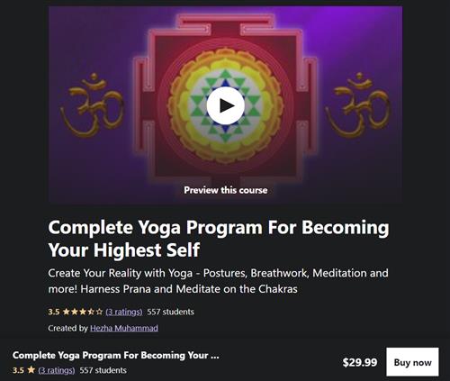 Udemy - Complete Yoga Program For Becoming Your Highest Self