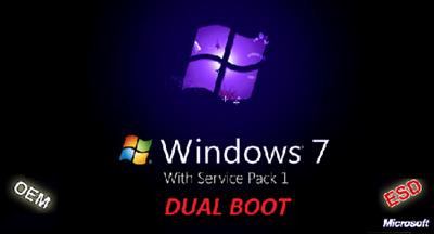 Windows 7 SP1 Dual-Boot 31in1 OEM ESD en-US (x86-x64) Preactivated January 2022